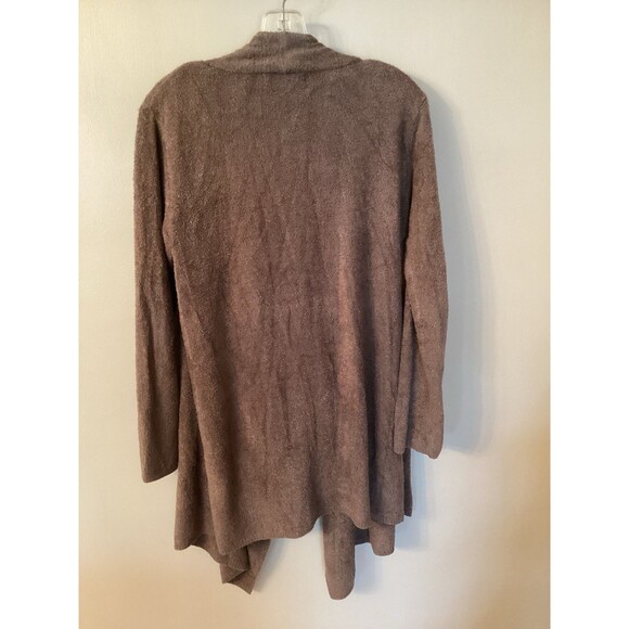 BAREFOOT DREAMS SIZE L/XL COCOA BROWN BAMBOO CHIC LITE CARDIGAN SWEATER - Picture 3 of 6